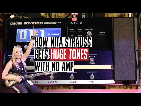 How Nita Strauss Gets Huge Tones with No Amp