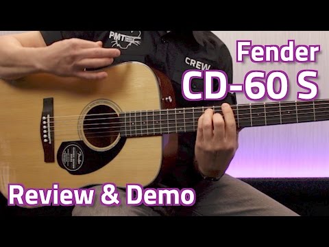 Fender CD-60S Dreadnought Acoustic - Review &amp; Demo