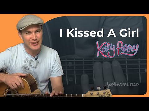 How to play I Kissed A Girl by Katy Perry | Easy Guitar Lesson