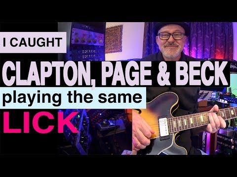 Clapton, Page &amp; Beck lick | Tim Pierce | Guitar Lesson | Learn To Play