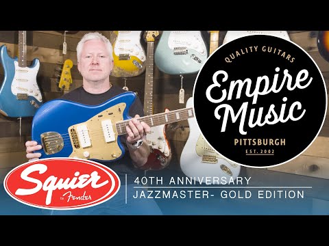 Squier 40th Anniversary Jazzmaster Gold Edition - EMPIRE MUSIC