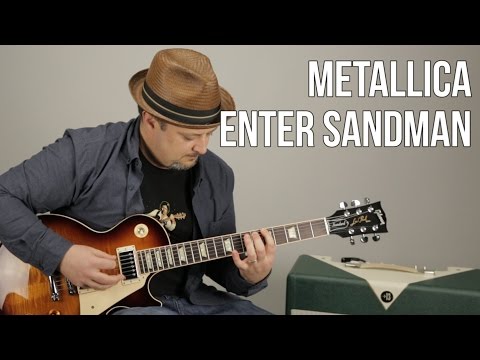 How to Play Enter Sandman on Guitar Metallica Guitar Lessons