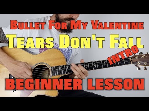 How to Play Bullet For My Valentine Tears Don&#039;t Fall EASY VERSION