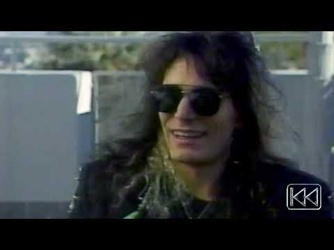 Steve Vai joins Whitesnake for Slip of the Tongue- MTV News 1989- David Coverdale, Adrian Vandenburg
