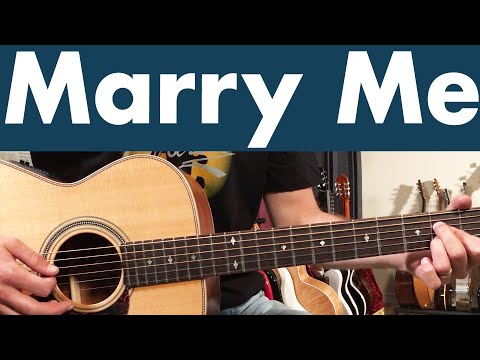 How To Play Marry Me On Guitar | Train Guitar Lesson + Tutorial + TABS