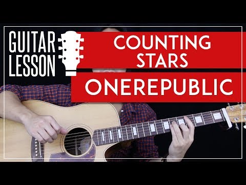 Counting Stars Guitar Tutorial - OneRepublic Guitar Lesson 🎸 |Easy Chords + No Capo + Guitar Cover|