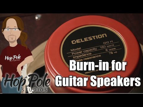 Speaker Burn-in - is it necessary? Breaking in the Celestion Redback and Alnico Cream
