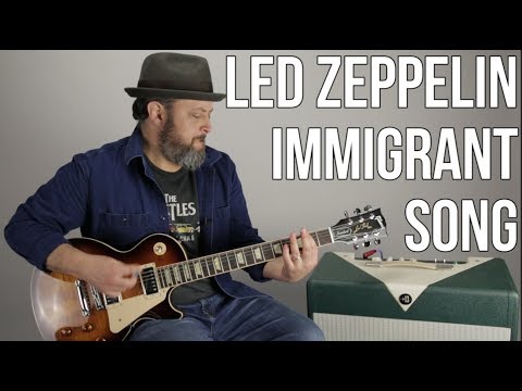 Led Zeppelin Immigrant Song Guitar Lesson + Tutorial