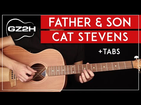 Father &amp; Son Guitar Tutorial Cat Stevens Guitar Lesson |Chords + Solo|