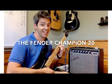 Fender Champion 20 Guitar Amp Review (Unboxing and Settings DEMO)