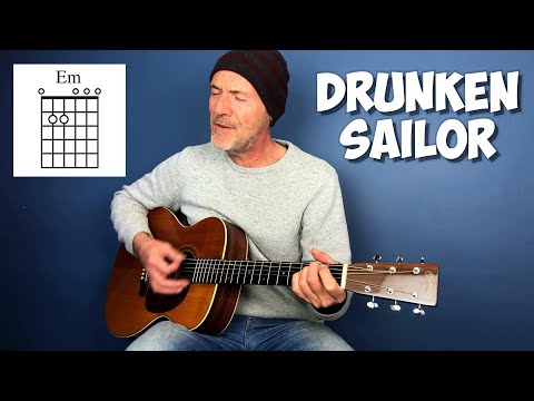 Drunken Sailor - Beginners Guitar lesson