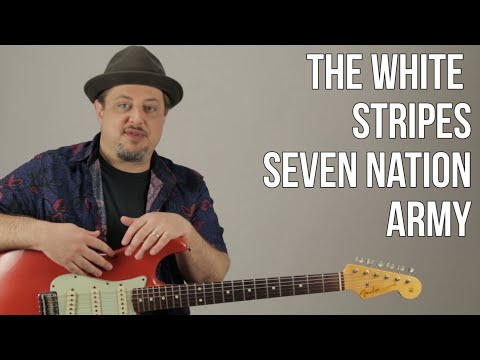 Seven Nation Army The White Stripes Guitar Lesson + Tutorial