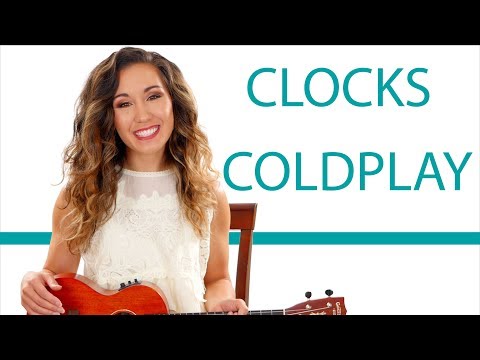 &quot;Clocks&quot; by Coldplay - Ukulele Tutorial/Lesson with Play Along