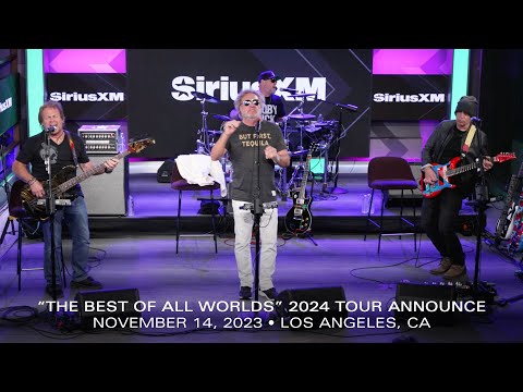 Sammy Hagar/Michael Anthony/Joe Satriani/Jason Bonham Los Angeles BEST OF ALL WORLDS Tour Announce
