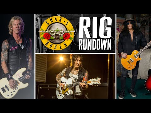 Guns N&#039; Roses&#039; Slash, Duff McKagan &amp; Richard Fortus Rig Rundown