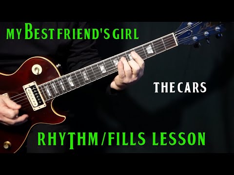 how to play &quot;My Best Friend&#039;s Girl&quot; on guitar by The Cars | RHYTHM &amp; FILLS| electric guitar lesson