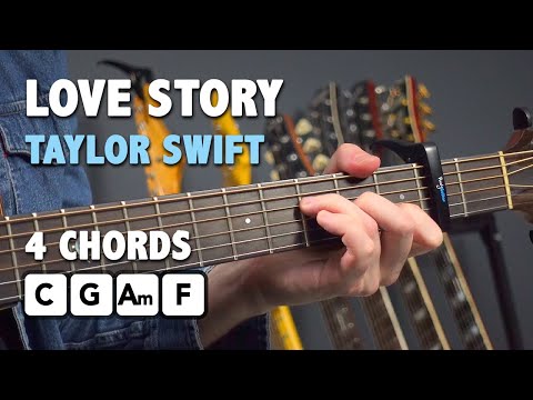 How To Play Love Story by Taylor Swift On Guitar