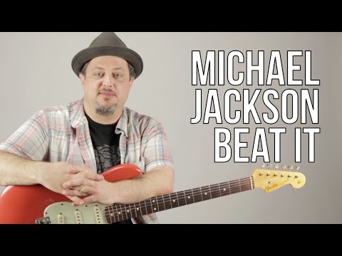Michael Jackson - Beat It Guitar Lesson - How to play on Guitar - Riff and Chords
