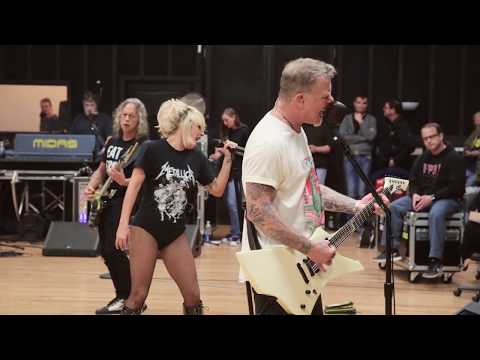 Metallica &amp; Lady Gaga: Pre-Grammy Rehearsal