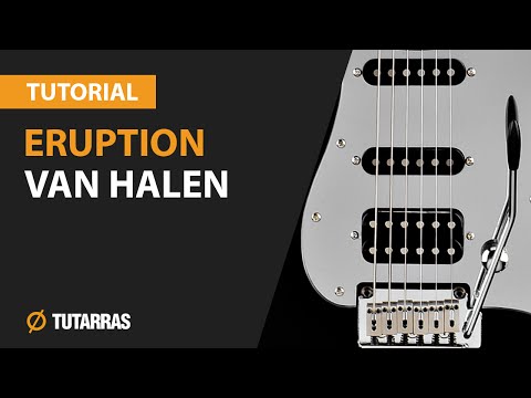 How to play ERUPTION by VAN HALEN - Electric GUITAR LESSON
