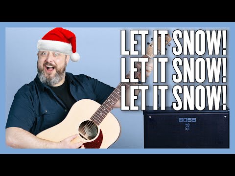 Let It Snow! Let It Snow! Let It Snow! Frank Sinatra &amp; Dean Martin Guitar Lesson + Tutorial