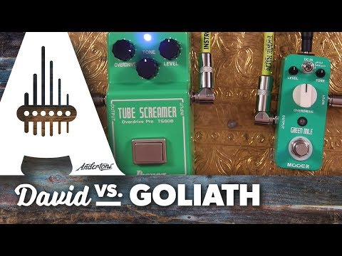 David vs. Goliath - Mooer Green Mile vs Mammoth Modded TS808
