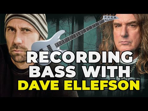 In the STUDIO with DAVE ELLEFSON (ex Megadeth, Dieth)!