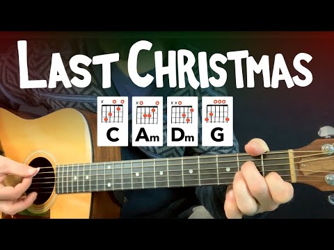 🎸 Last Christmas • Guitar lesson w/ easy chords &amp; tabs