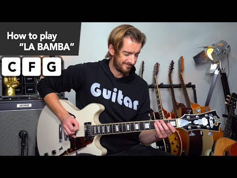 LA BAMBA MADE SIMPLE!! guitar lesson tutorial // EASY RIFFS how to play for beginners