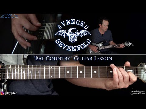 Bat Country Guitar Lesson - Avenged Sevenfold