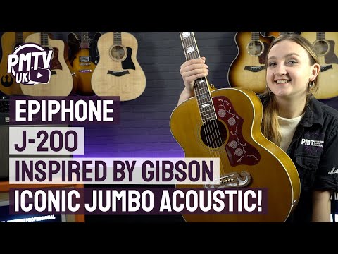 Epiphone Inspired By Gibson J-200 - Legendary Jumbo Acoustic Without The Gibson Price Tag!