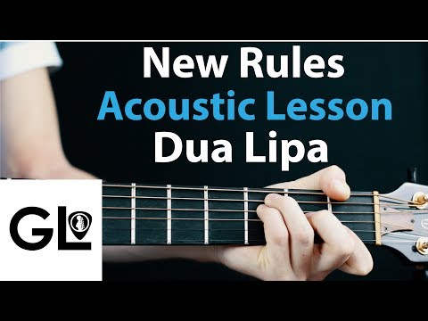 New Rules - Dua Lipa: Acoustic Lesson no capo 🎸