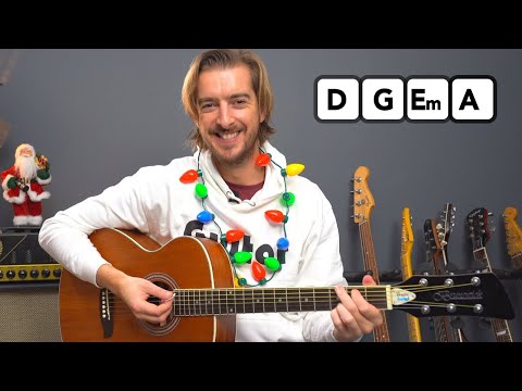 Learn &quot;Deck The Halls&quot; - Very Easy Christmas Song on Guitar