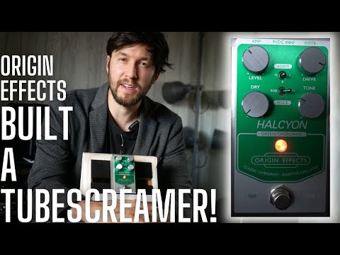 Origin Effects Halcyon Green Overdrive - A Tubescreamer with a Difference - First Look and Demo