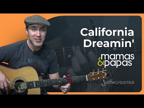 California Dreamin - The Mamas &amp; The Papas (Easy Songs Beginner Guitar Lesson BS-704) How to play