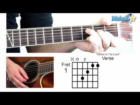 How to Play &quot;Where Is The Love&quot; by the Black Eyed Peas on Guitar