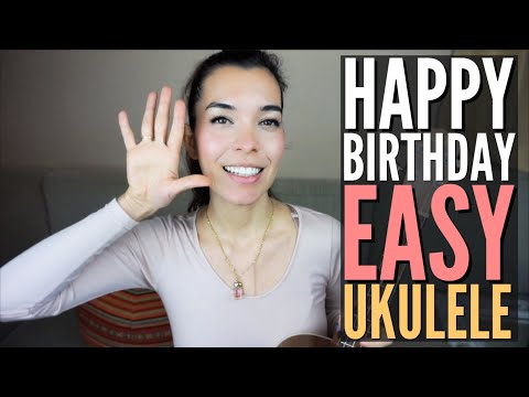 HOW TO play Happy Birthday on Ukulele | EASY Tutorial (3 Chords)