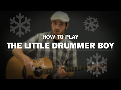 The Little Drummer Boy (How To Play Christmas) | Beginner Guitar Lesson