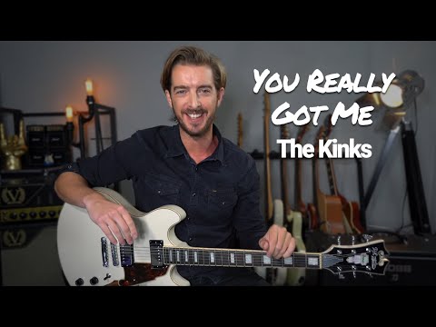 YOU REALLY GOT ME - The Kinks Guitar Lesson + SOLO and JAM TRACK!