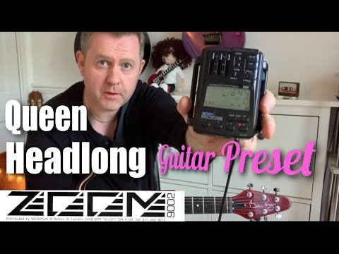 Zoom 9002 Guitar Effects with Headlong Preset Used By Brian May on Queen Innuendo