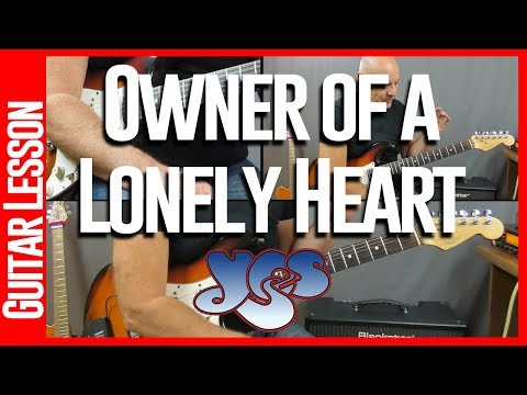 Yes - Owner Of A Lonely Heart - Guitar Lesson