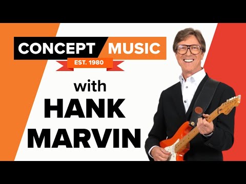 Hank Marvin&#039;s 1958 Strat AND Hank himself - With Gra at Concept Music.