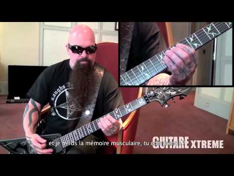 KERRY KING (SLAYER) GUITAR LESSON - Guitare Xtreme #70