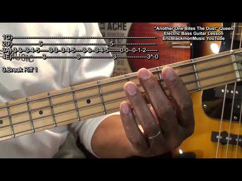 How To Play QUEEN Another One Bites The Dust On Bass Guitar BASS GUITAR LESSONS