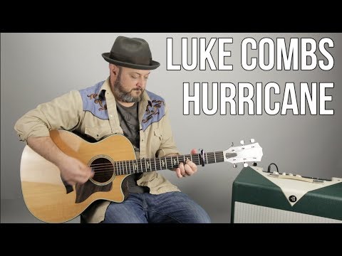 Luke Combs &quot;Hurricane&quot; Guitar Lesson - Country Guitar Lessons (Easy)