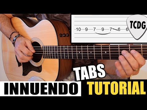 Como tocar el solo estilo flamenco de Innuendo en Guitarra Acústica | Tutorial con tablatura