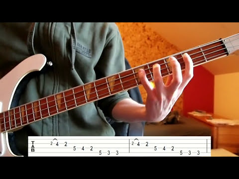 Daft Punk - Around the World (Bass Tutorial with TABS)