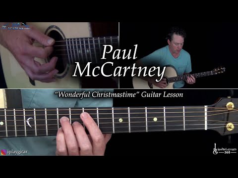 Wonderful Christmastime Guitar Lesson - Paul McCartney