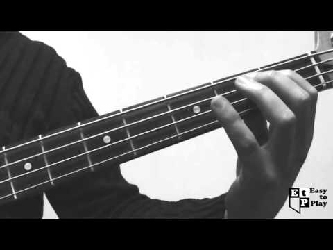 21 Guns Bass Line (Green Day Cover) How to Play Lesson for Beginners