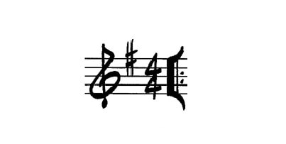 Find The Key Of A Song - notation